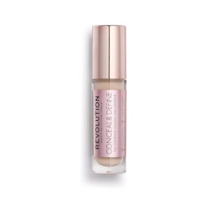 Makeup Revolution Conceal & Define Concealer, Lightweight, C4, 4g