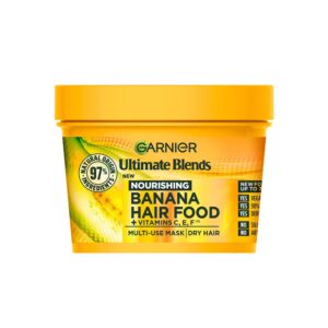 Garnier Hair Food Multi-use Hair Treatment Mask, Vegan Formula, Banana, Ultimate Blends, 400ml