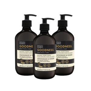 Baylis & Harding Goodness Lemongrass & Ginger Hand Wash, 500 ml (Pack of 3) - Vegan Friendly