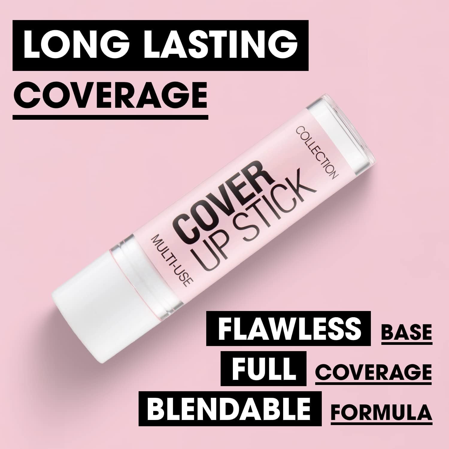 Collection Cosmetics Creamy Full Coverage Cover Up Light Concealer Stick with Flawless Finish, 4g, Light - Image 4