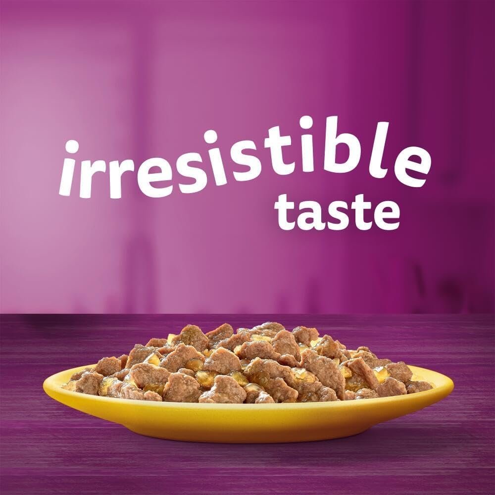 Whiskas 1+ Adult Poultry Selection in Jelly 40 Pouches, Adult Wet Cat Food, Megapack (40 x 85 g) - Image 3