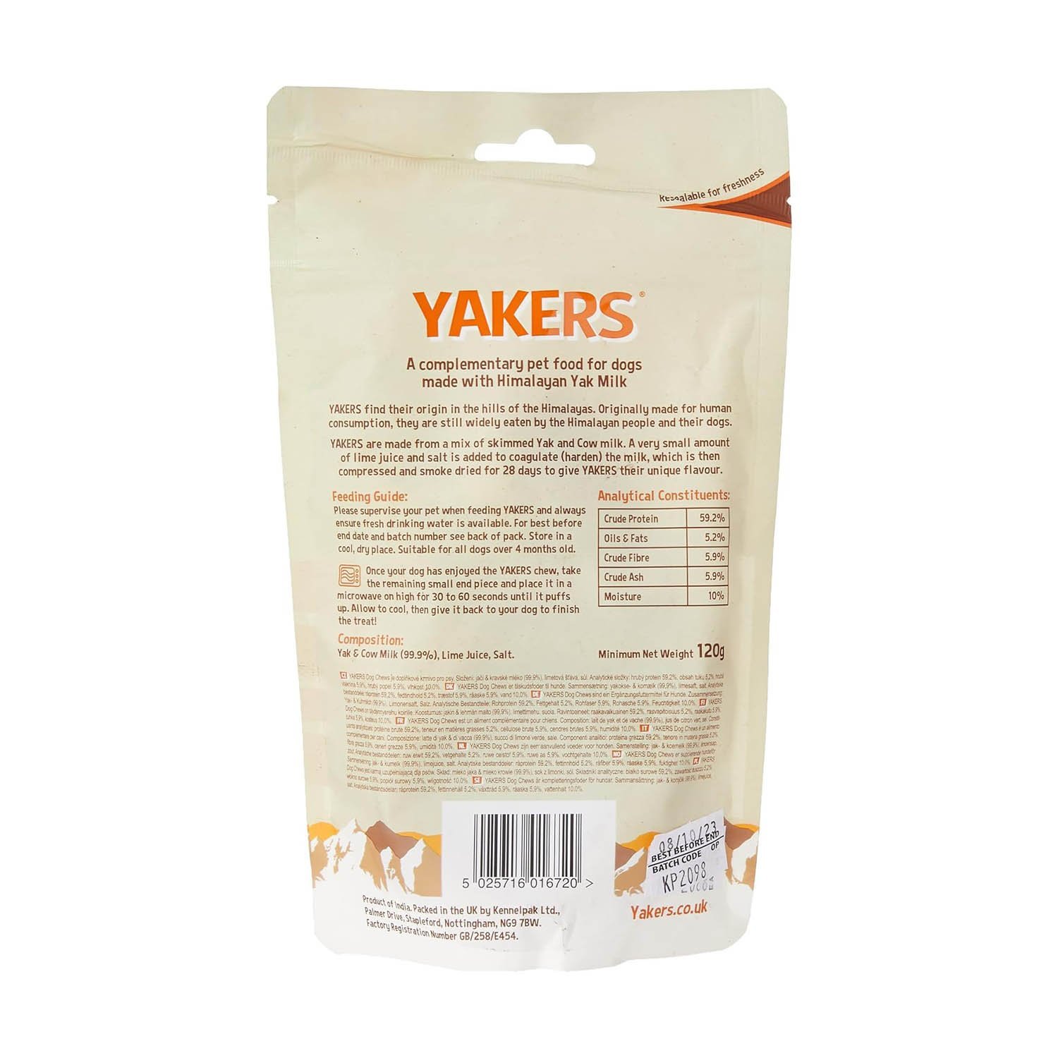 Yakers Dog Chew Small 4count(Pack of 1) - Image 2